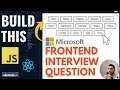 Solve Microsoft Frontend Interview Question | Country Capital Game | JavaScript | React.js