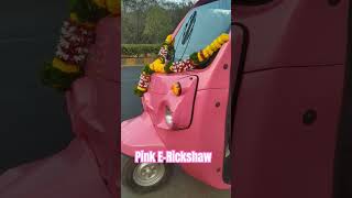 Pink Rickshaw #pink #rickshaw #electric #auto #mobility