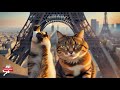 Bon Voyage, Meowsieur! A Cat's Trip to France - Ai Cat Travel Vlog 07