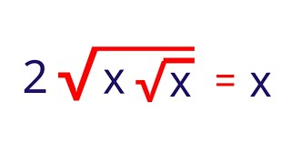 Nice square root math simplification