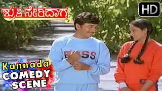Dr.Rajkumar and Madhavi Comedy Scenes | Shruthi Seridaga Kannada Movie