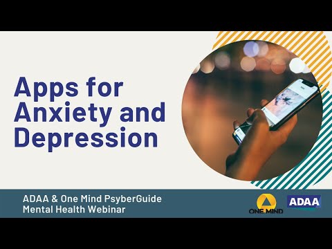 Apps for anxiety and depression