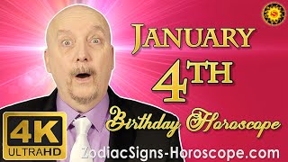 January 4 Zodiac Horoscope and Birthday Personality | Capricorn Zodiac | ZodiacSigns-Horoscope.Com