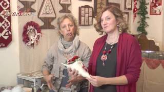 Video #CreattivaChannel - Decorazione di Natale porta dono e stella Natalizia