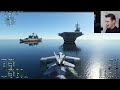 new moving msfs aircraft carrier vs huge planes