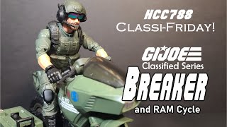 BREAKER and the RAM CYCLE! G.I. Joe Classified toy review! HCC788 Classi-Friday!