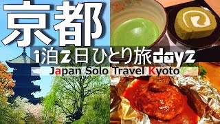 【京都 ひとり旅②】満開の桜と絶品グルメに出会う1泊２日の観光