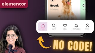 Responsive Icon Mobile Menu - No Code+Free+Elementor