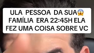 Uma pessoa da sua família mencionou seu nome