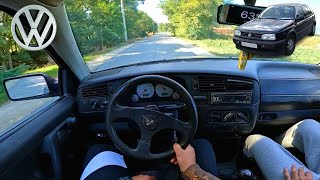 Volkswagen Golf 3 1.8 1991 (90HP) - POV Drive