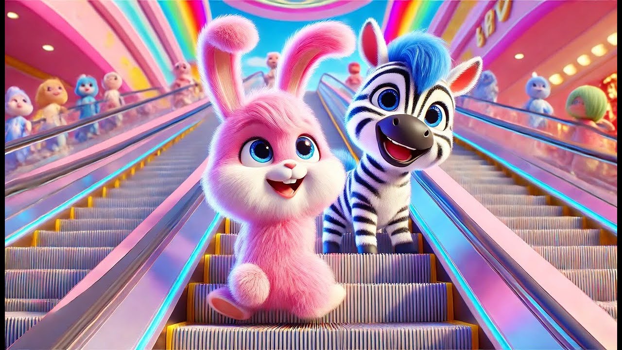 Escalator Song рџ Safety Tips At The Mall рџћ Kids Songs Nursery Rhymes