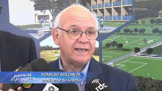 Iniciadas as obras no CT do Grêmio em Eldorado do Sul | Jornal da Pampa | 23/09/2019