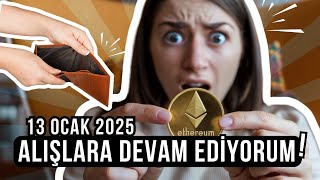 Ben Alırken Bitcoin 90 Bin Dolar Altına Düştü! 🤯 Piyasa Karamsar? #ETH Günlük yayın: 13 Ocak 2025