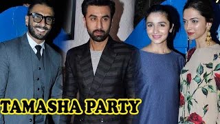 Alia Bhatt, Ranveer Singh And Others At Ranbir Kapoor And Deepika Padukone's Tamasha Party!