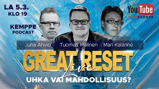 Great Reset - LIVE paneelikeskustelu - La 5.3. klo 19