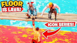 WE WON THE NEW *ICON SERIES* SKIN (Floor is Lava)