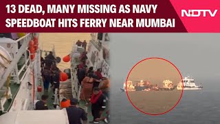 Mumbai News | 13 Dead, Several Missing As Navy Speedboat Collides With Ferry Near Mumbai