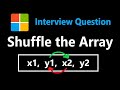 Shuffle the Array (Constant Space) - Leetcode 1470 - Python