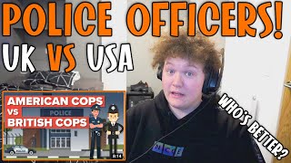 British Guy Reacts To American Cops vs British Cops Bobbies