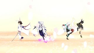 【FGO】両儀式 V.S 2022水着高難易度「アークティック・サマー・メモリー」4ターン