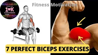 7 Most Effective Biceps Exercises For Bigger Arms - Fitness Motivation #bicepsworkout #gym