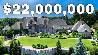 Inside a RIDICULOUS Mega Mansion near Detroit Michigan