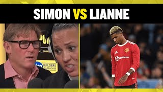 SIMON JORDAN vs LIANNE SANDERSON🔥 Simon & Lianne debate the future of Man Utd's Marcus Rashford