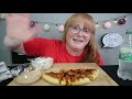 pizza delissio deluxe stuffed crust week 3 june mukbang asmr collab dolcefoodie u0026 suave boom