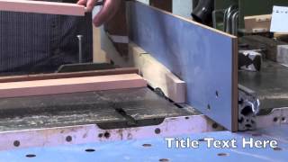 49 How To Build A Bed • Cutting 5 Degree Tenons