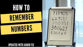 How To Remember Numbers [Audio fixed]
