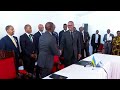 watch how president ruto and other east africa leaders arrived in arusha tanzania