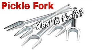 What is a Pickle Fork? How do you use it? Need this for any suspention work. Basic Tool Class