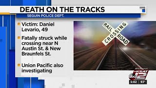 Man killed by train while crossing tracks