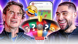 Maupay reveals HILARIOUS team WhatsApp messages | Thomas Frank & Neal Maupay | Wheel of Truth