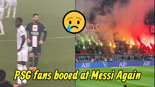 Messi kind reaction after PSG fans booing