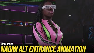 WWE 2K19: Naomi Alternate Entrance Animation (Naomi 02) #WWE2K19