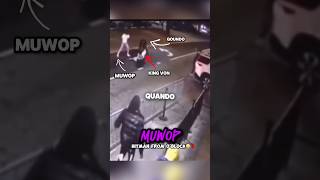 Muwop HIT Quando when King Von was on the ground dying😳