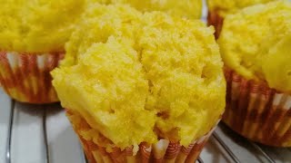 Easy Blooming Steamed Pumpkin Huat Kueh 南瓜发糕 Pumpkin Cup Cakes