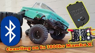 Controlled Crawl on 6s 3800kv Mamba X in TRAXXAS TRX-4