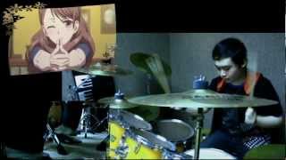 【花咲くいろは OP2】Drum cover「nano.RIPE - 面影ワープ」2012.08.21