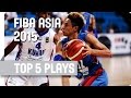 Top 5 Plays  - Day 3 - 2015 FIBA Asia Championship