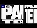 How to Make Kinetic Warp Text Animation in After Effects