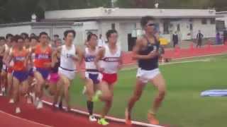 平成26年度京都陸上競技協会第7回記録会　男子5000ｍ3組