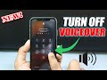 How to Turn Off VoiceOver on iPhone When Locked | 2 Ways!