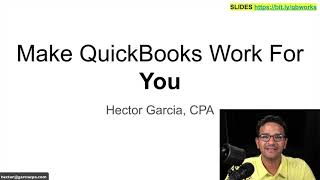 Make QuickBooks Online work for YOU