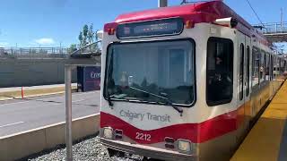 SD160 Series 5/6 Arrival \u0026 Departure Of Crowfoot Station #2212 #2246 #2215 July 31, 2024