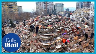 Turkey Earthquake: Kahramanmaras City before and after (drone footage)