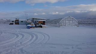 ついに動画デビューしました！！【北海道・富良野・寺坂農園・雪国】