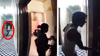 Woman Narrowly Escapes Man Chasing Her to Apartment Door