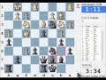 chess world.net live blitz 950 vs byakuugan 2409 french defense tarrasch c03